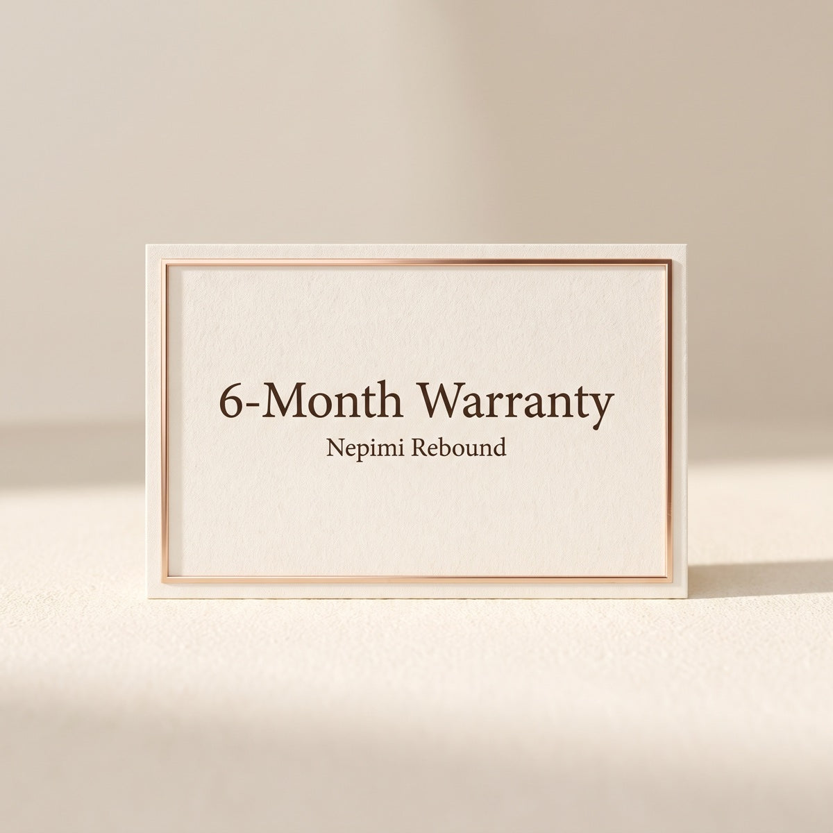 6-Month Rebound Warranty