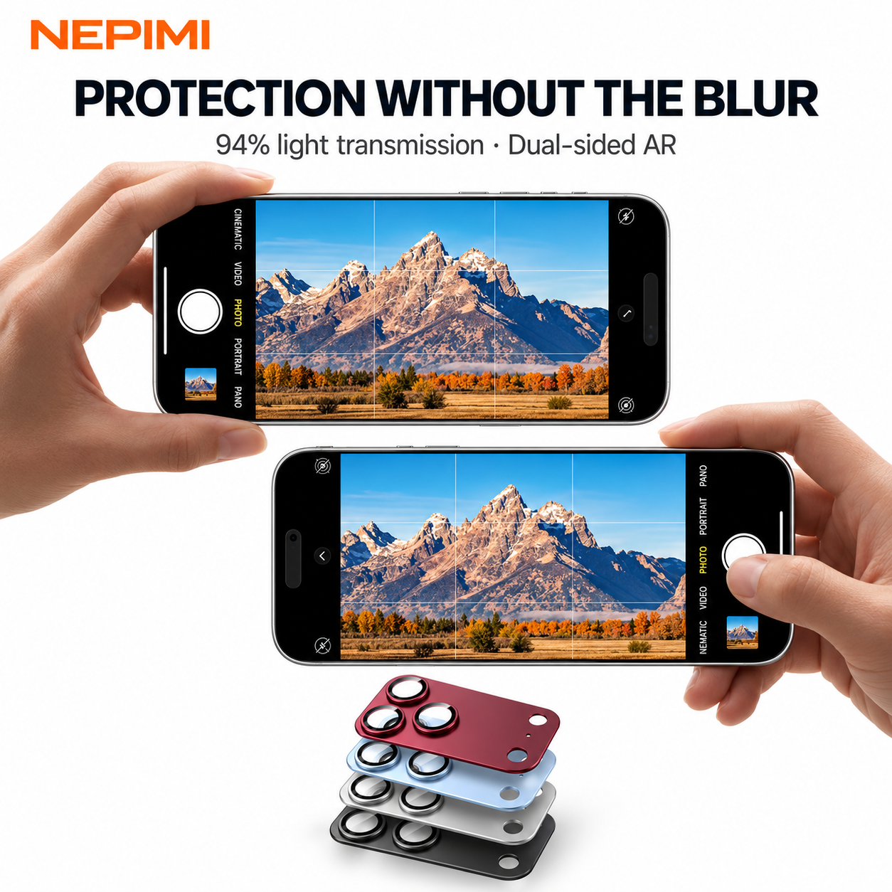NEPIMI One‑Piece Camera Shield