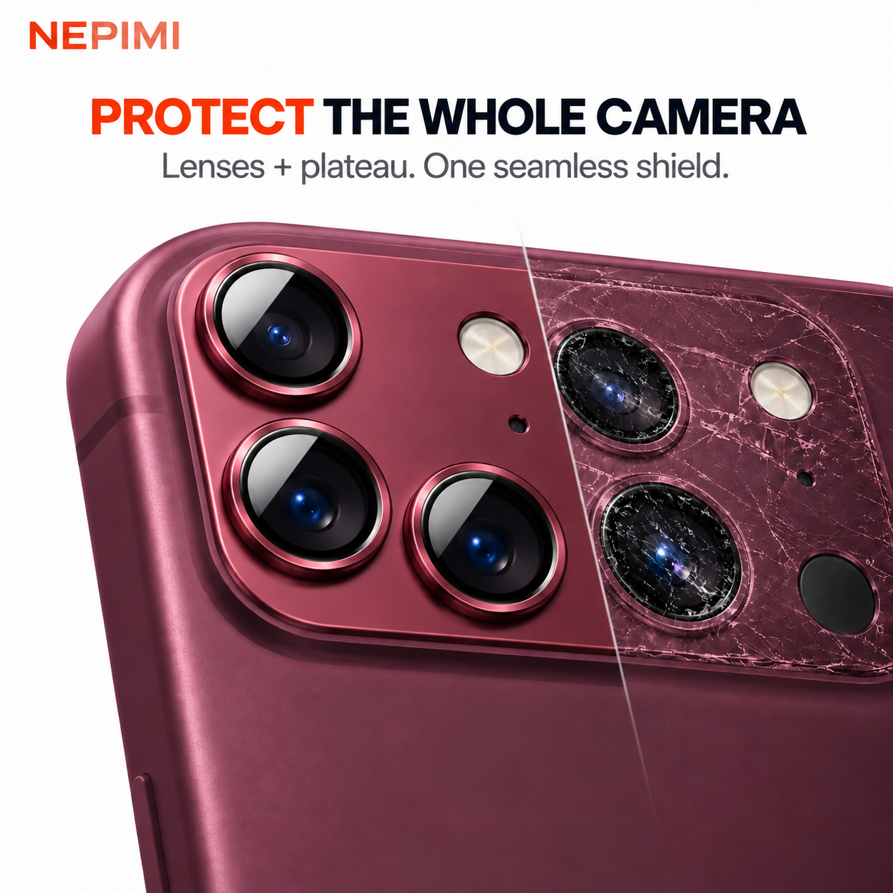 NEPIMI One‑Piece Camera Shield