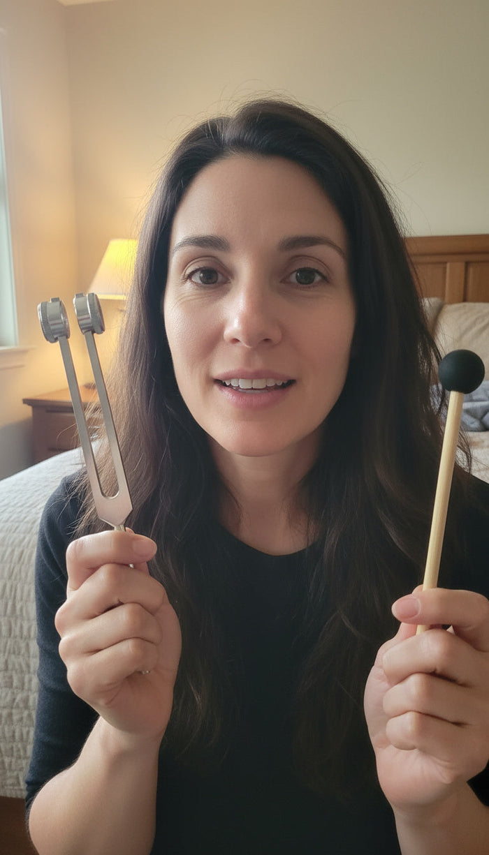 Nepimi customer tuning fork video