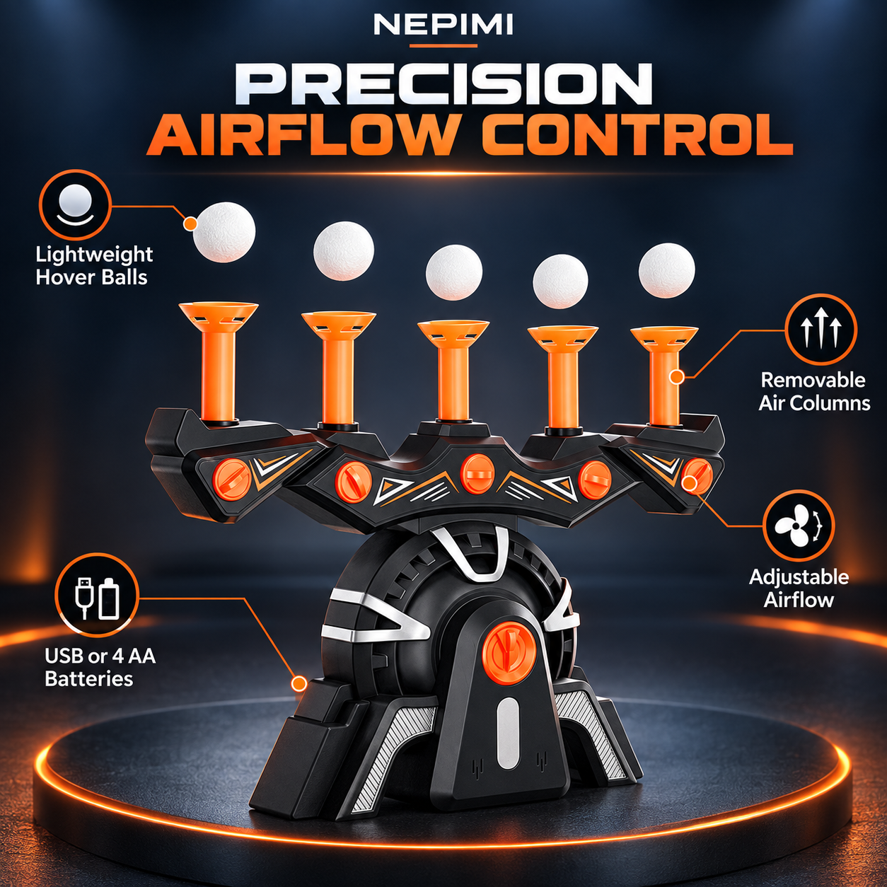 NEPIMI HoverStrike Air Target Game