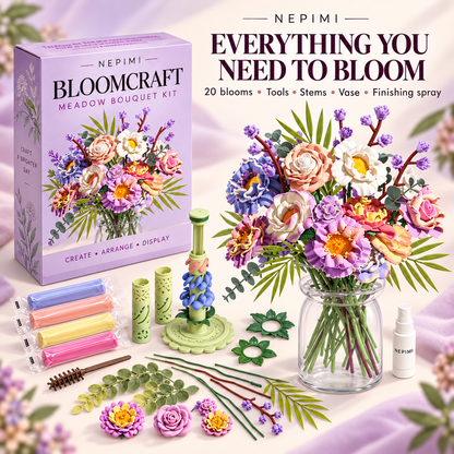 NEPIMI BloomCraft Meadow Bouquet Kit