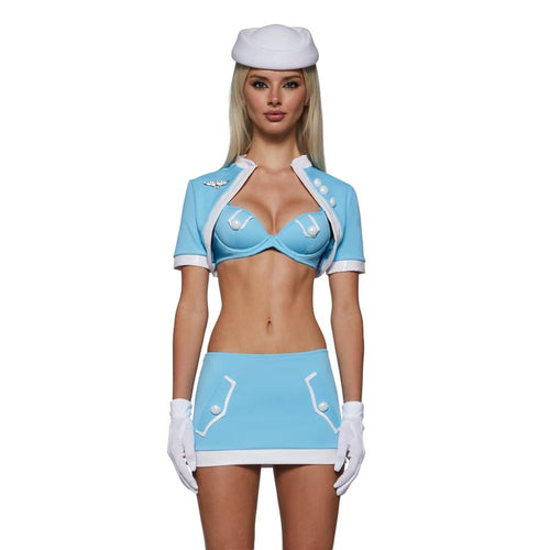 Y2K Flight Attendant Costume
