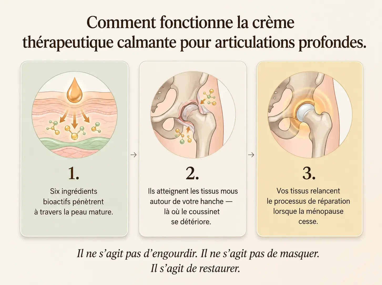 Nepimi | Crème thérapeutique apaisante pour les articulations (Canada)