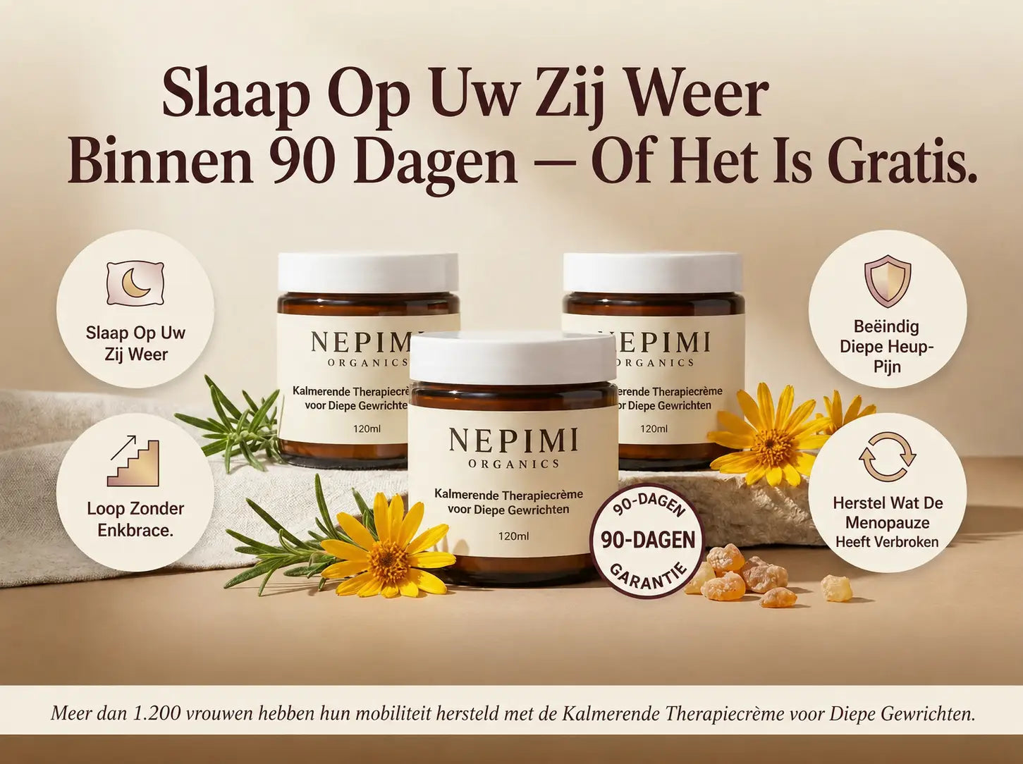 Nepimi | Diepwerkende Verzachtende Gewrichtscrème (Belgium)