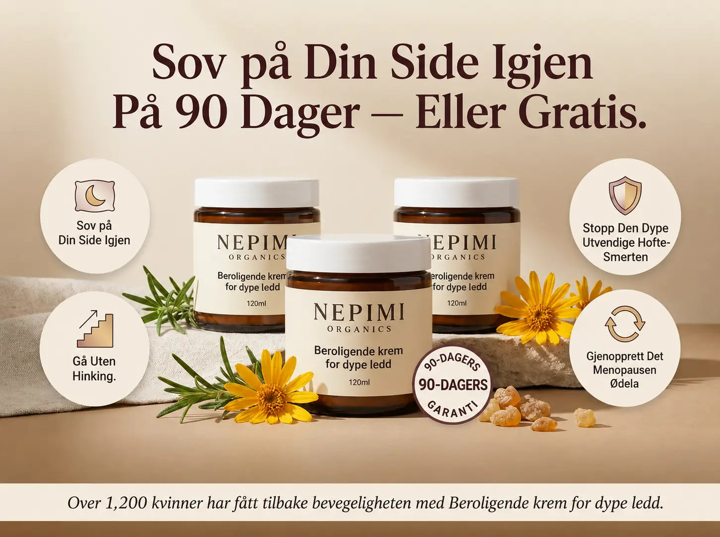 Nepimi™ | Dyptvirkende leddberoligende terapikrem (Norway)
