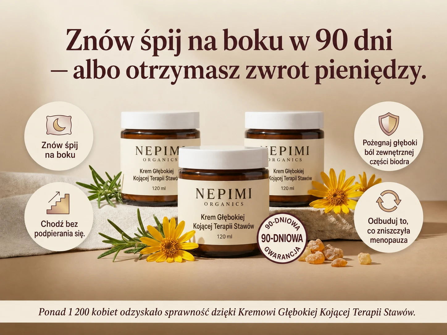 Nepimi | Krem do głębokiego łagodzenia bólu stawów 1X (Poland)