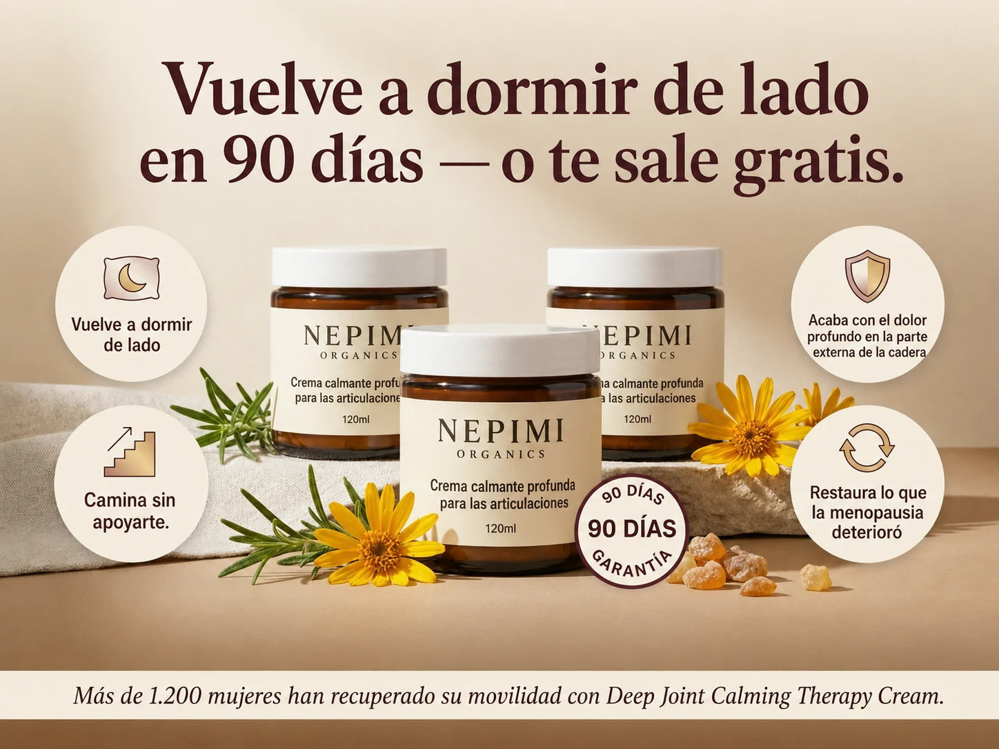 Nepimi | Crema de Terapia Calmante Profunda para las Articulaciones 1X (Spanish)
