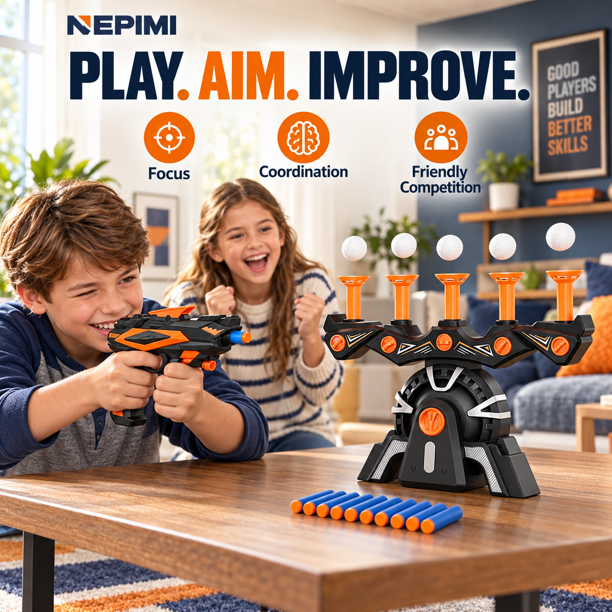 NEPIMI HoverStrike Air Target Game
