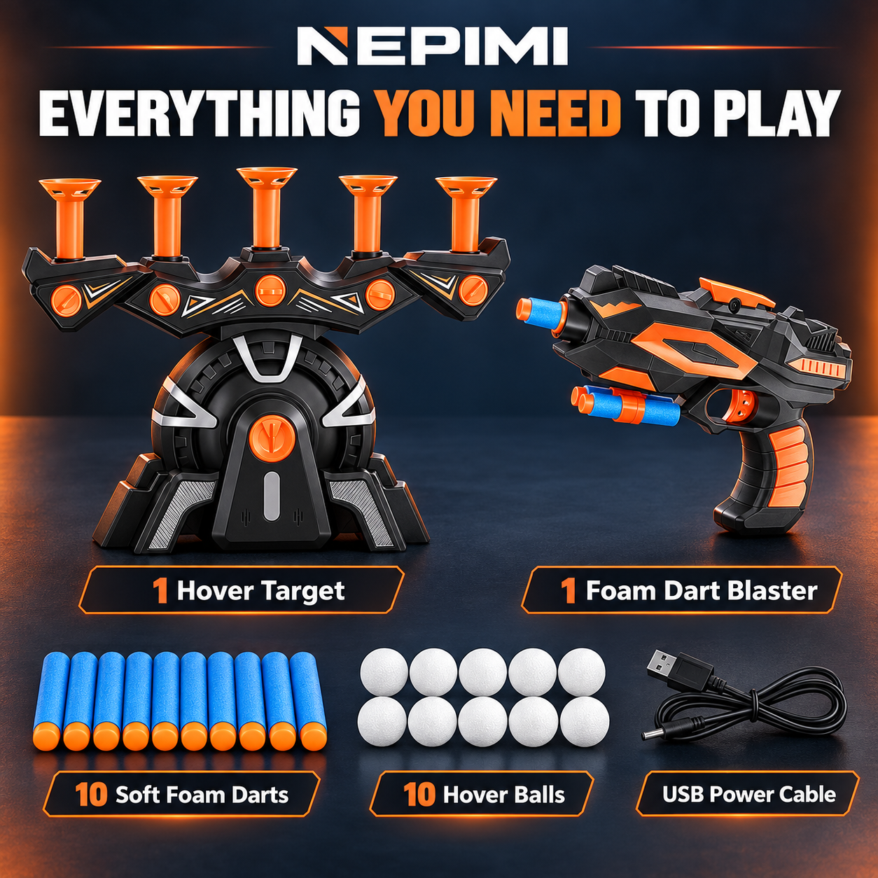 NEPIMI HoverStrike Air Target Game