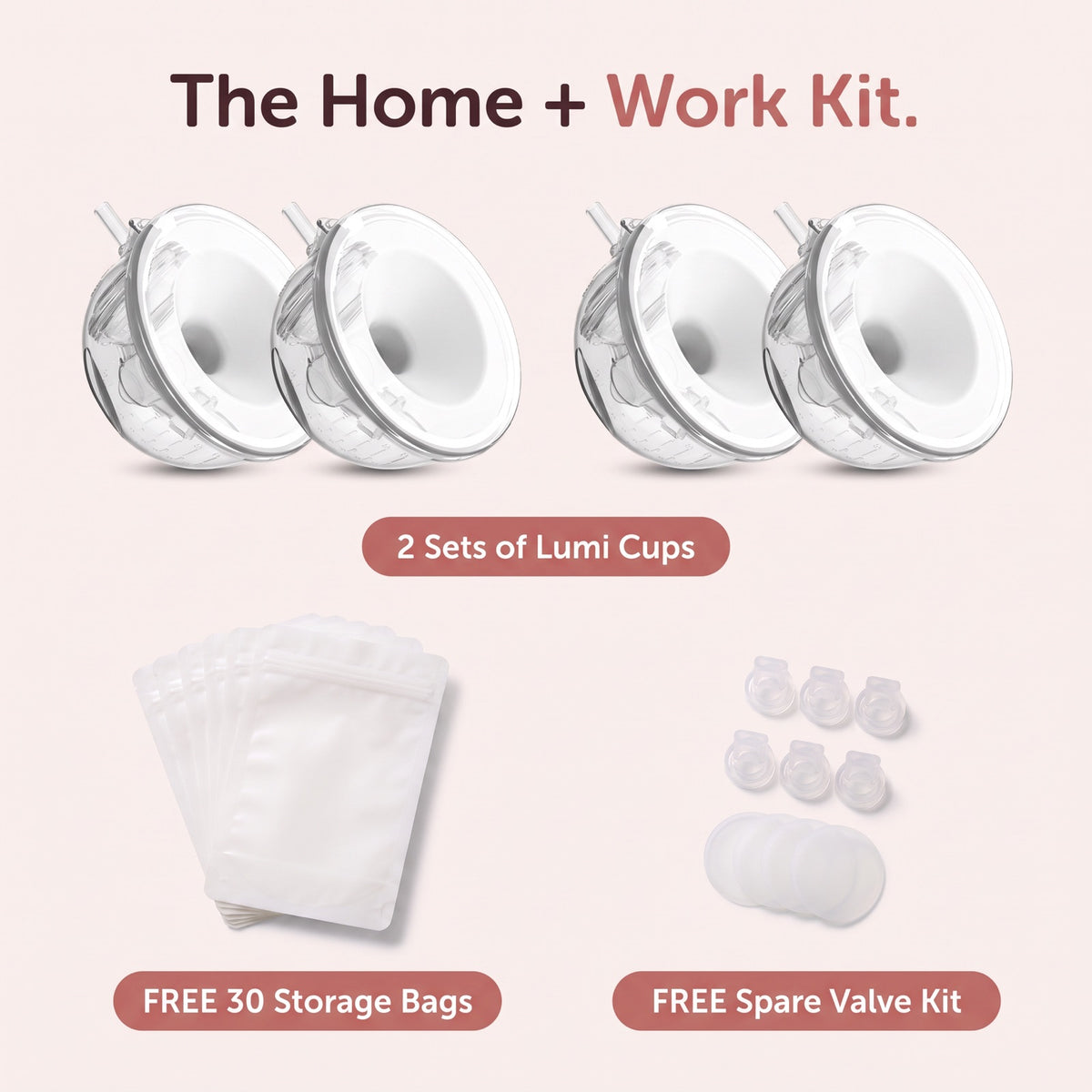 Lumi Hands-Free Collection Cups