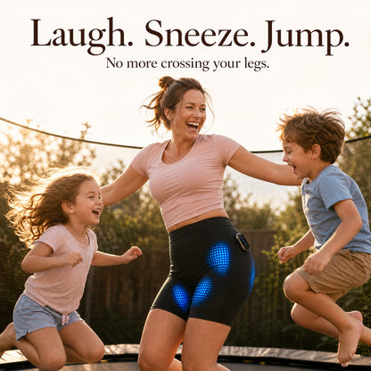 Laugh, sneeze, jump