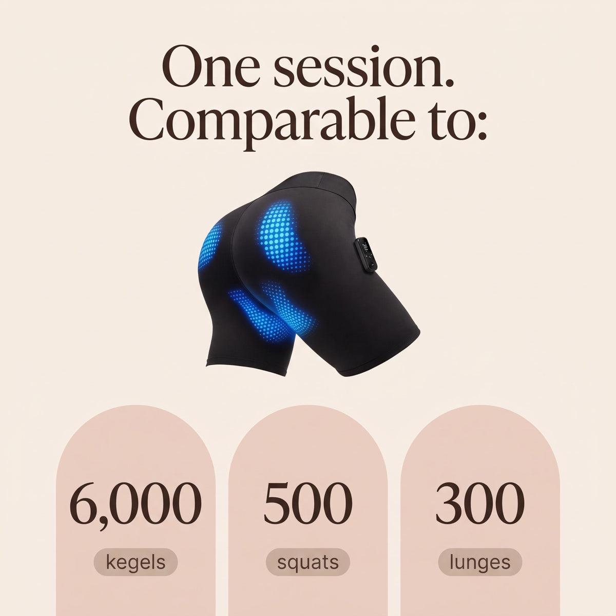 6,000 kegels, 500 squats, 300 lunges
