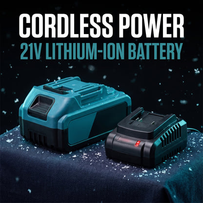 21V lithium battery and charger