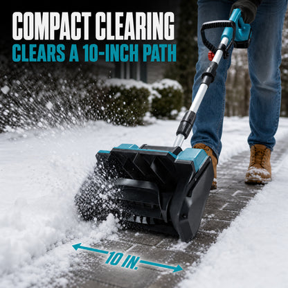 Clean path on a walkway